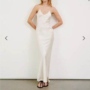 Nili Lotan Cami Gown in Olive